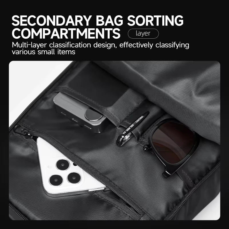 MOYYI Oxford Large Chest Bag for Men Sports Outdoor Sling Chest Bags for Travel Waterproof Men'S Crossbody Shoulder Bag - MCROONS.COM