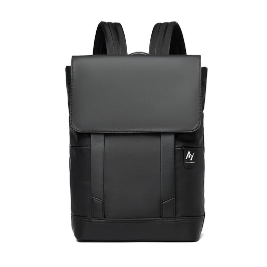 MOYYI PVC Laptop Bags for Men Business Flip Backpack for College Laptop Backpack - MCROONS.COM