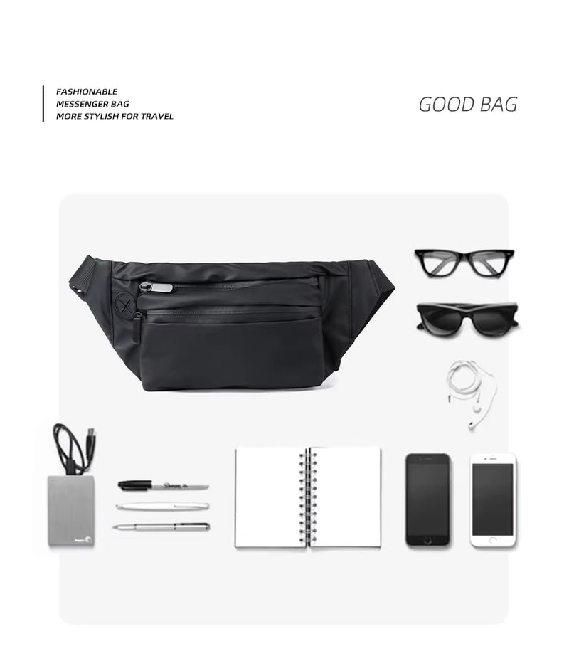 MOYYI Waterproof Belt Bags for Men Unisex Belt Bags Fanny Pack Running Men'S Sport Waist Bags - MCROONS.COM