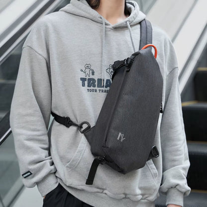 MOYYI Waterproof Chest Bag Men Crossbody Sling Bag Crossbody Bag for Business School - MCROONS.COM
