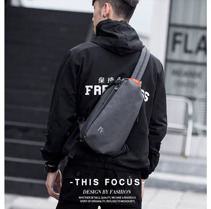 MOYYI Waterproof Chest Bag Men Crossbody Sling Bag Crossbody Bag for Business School - MCROONS.COM