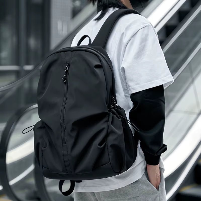 Multifunctional Fashion Large Capacity 15.6 Laptop Backpack Oxford Waterproof Sports Backpack Travel Black Backpack - MCROONS.COM