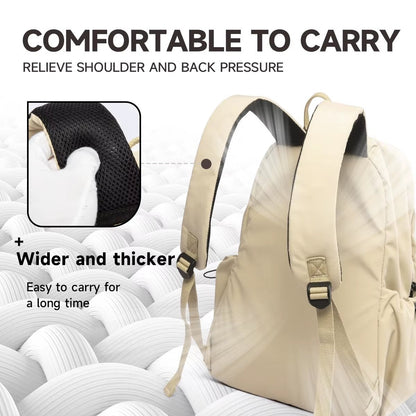 Multifunctional Fashion Large Capacity 15.6 Laptop Backpack Oxford Waterproof Sports Backpack Travel Black Backpack - MCROONS.COM