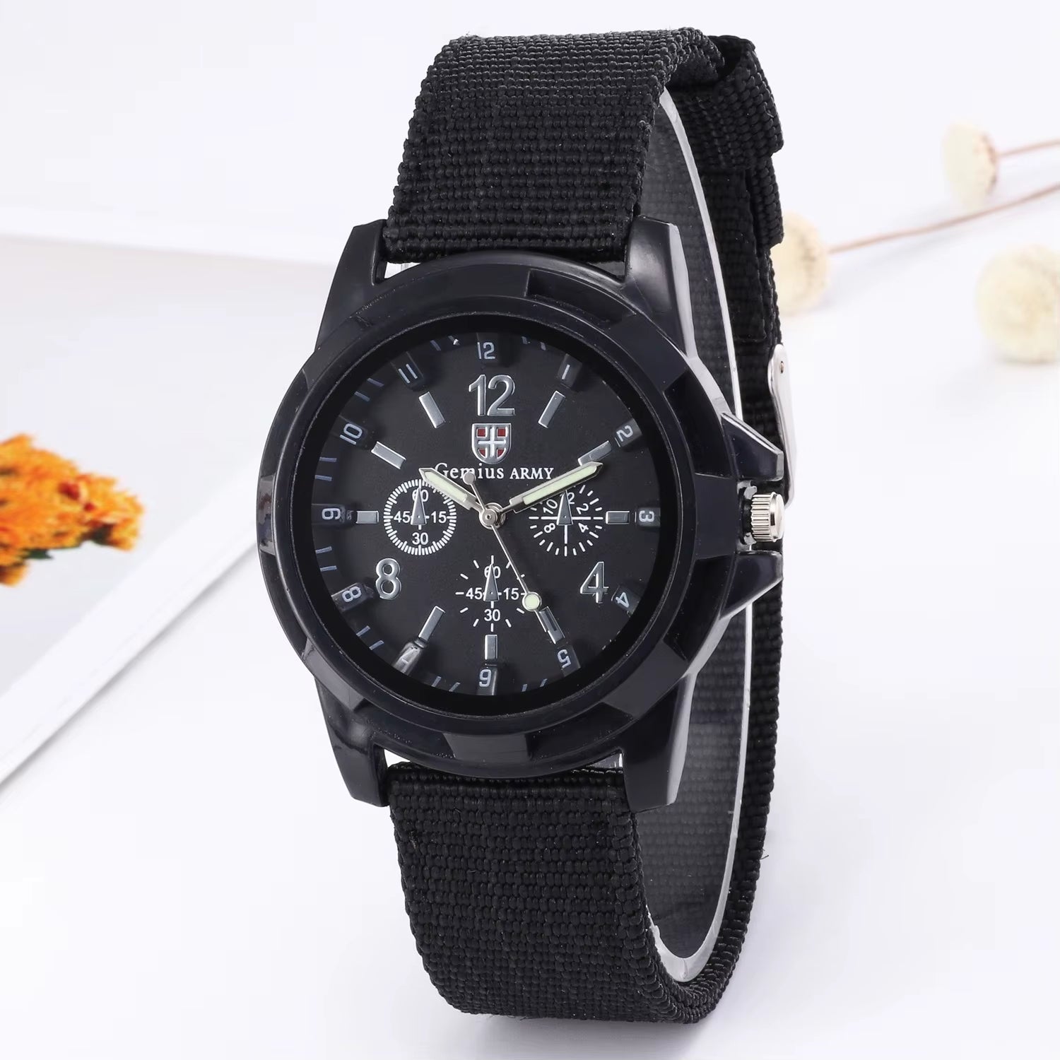 New Hot Selling Luxury Fashion Quartz Charm Type Leisure Business Multi - Functional Field Luminous Men'S Stainless Steel Watch - MCROONS.COM