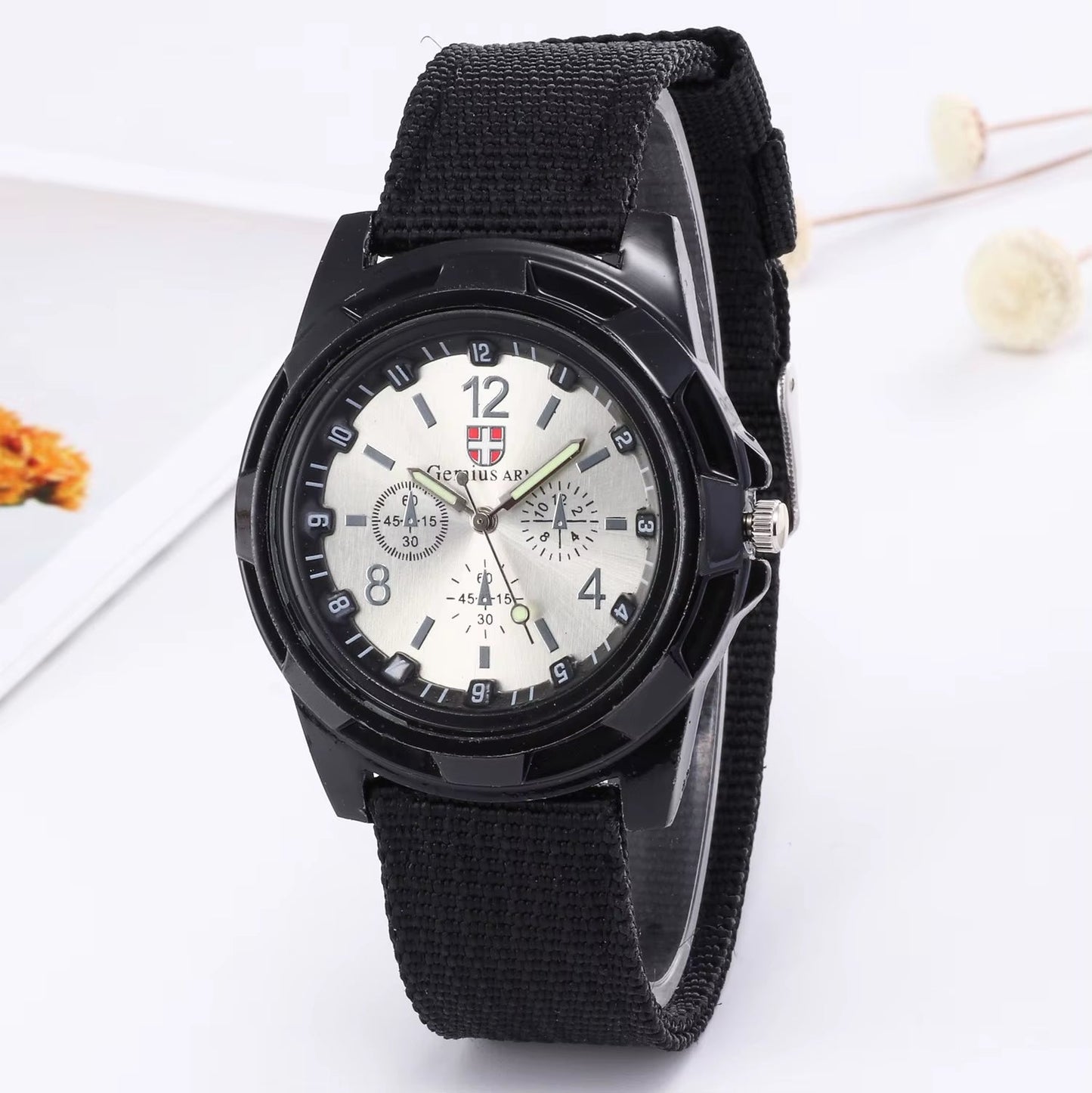 New Hot Selling Luxury Fashion Quartz Charm Type Leisure Business Multi - Functional Field Luminous Men'S Stainless Steel Watch - MCROONS.COM