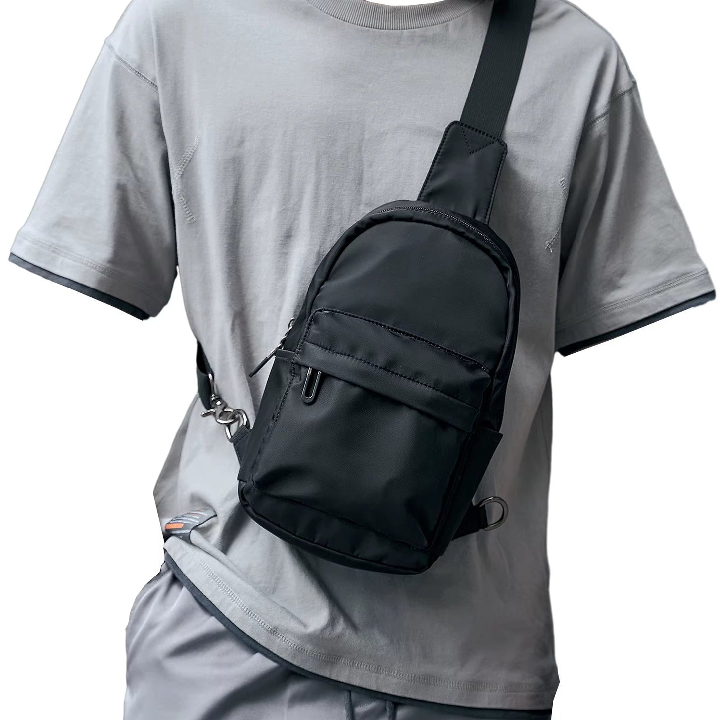 Newest No Logo Pure Waterproof Chest Bag Travel Siger Shoulder Bag School Chest Sling Bag for Women Men - MCROONS.COM