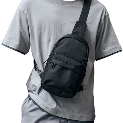 Newest No Logo Pure Waterproof Chest Bag Travel Siger Shoulder Bag School Chest Sling Bag for Women Men - MCROONS.COM