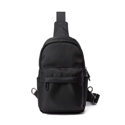 Newest No Logo Pure Waterproof Chest Bag Travel Siger Shoulder Bag School Chest Sling Bag for Women Men - MCROONS.COM