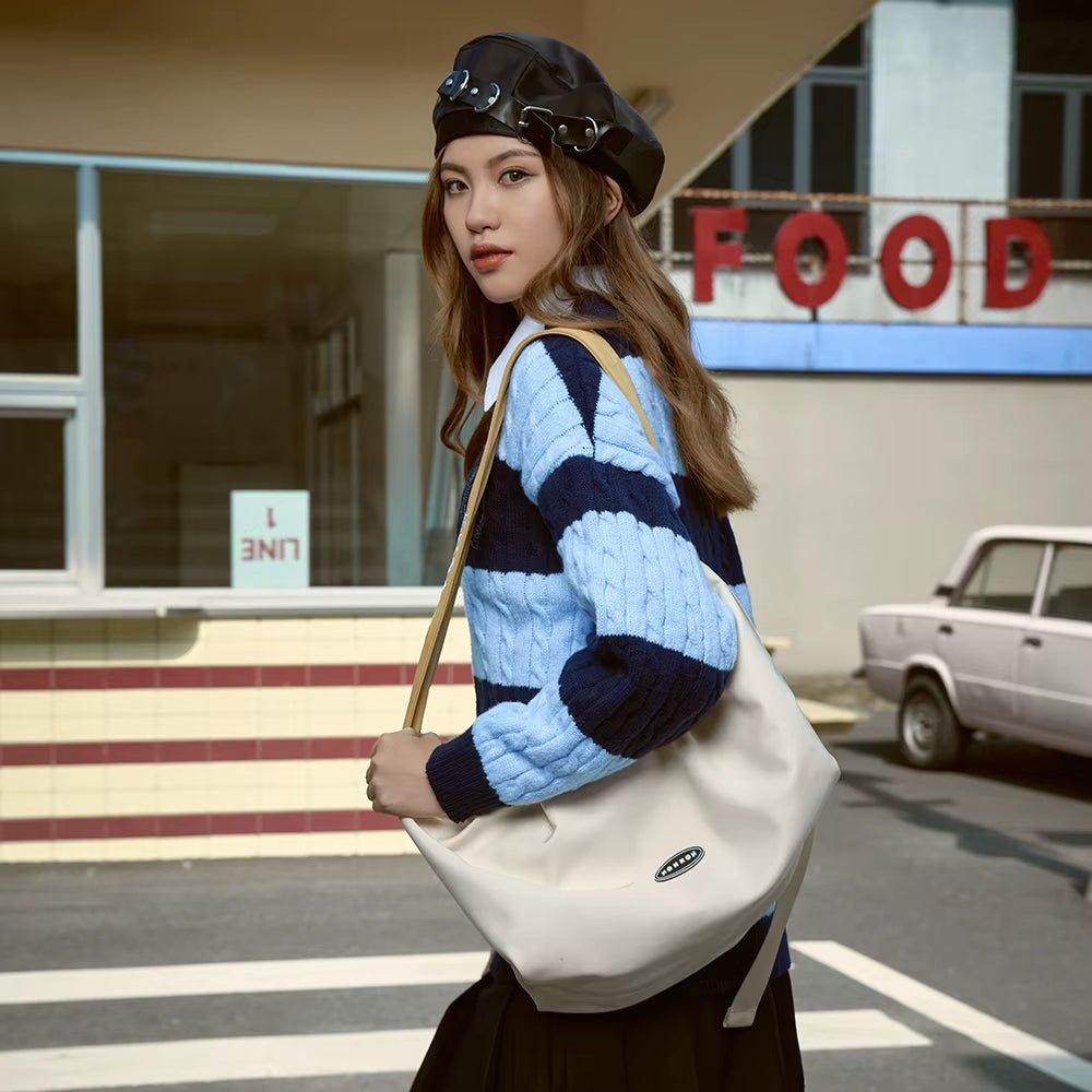 NOXXON Single Shoulder Bag Ladies Messenger Bags Crossbody Custom Daypack Nylon Sling Shoulder Bag for Travel Outdoors Running - MCROONS.COM