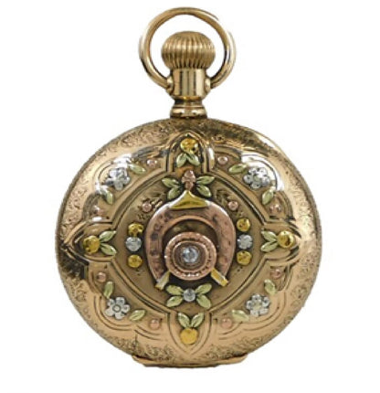 Ntique Style Bronze Pendant Watch with Asymmetrical Dial and Ornate Openwork Case Design for Men Available at Wholesale Prices - MCROONS.COM