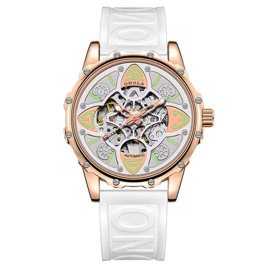ONOLA 3833 Customized Watch Top Brand Fashion Business Dress Men Watch Luxury Automatic Skeleton Watch - MCROONS.COM