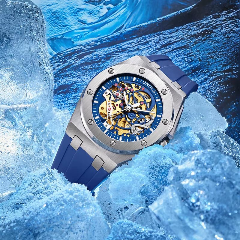 ONOLA 3834 Watch Men Luxury Brand Tourbillon Automatic Mechanical Watches Wristwatches Mechanical Customized Watches for Men - MCROONS.COM