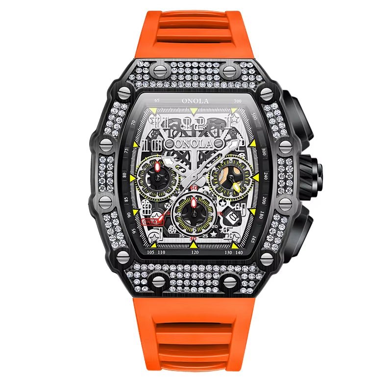 ONOLA 6826D Top Brand Automatic Watch Sports Waterproof Men Watches Quality Wrist Chronograph Mechanical Watches Custom Logo - MCROONS.COM