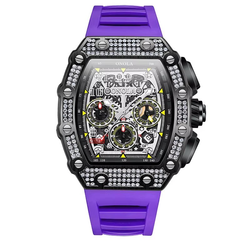 ONOLA 6826D Top Brand Automatic Watch Sports Waterproof Men Watches Quality Wrist Chronograph Mechanical Watches Custom Logo - MCROONS.COM