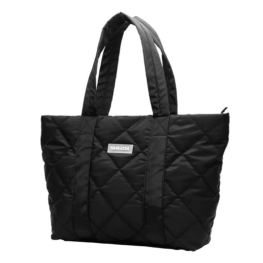 Puffy Bag Lightweight Quilted Tote Bags Puffy Shoulder Bag for Women Crossbody Purse Padded Handbag - MCROONS.COM