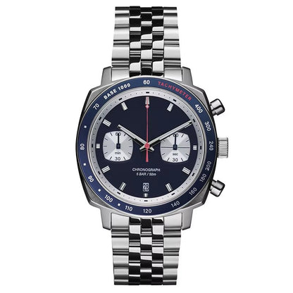 Revival of the Golden Age OEM ODM Chronograph Men Watch Cushion Case Shape 316L SS . - MCROONS.COM