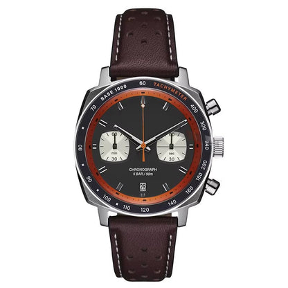 Revival of the Golden Age OEM ODM Chronograph Men Watch Cushion Case Shape 316L SS . - MCROONS.COM