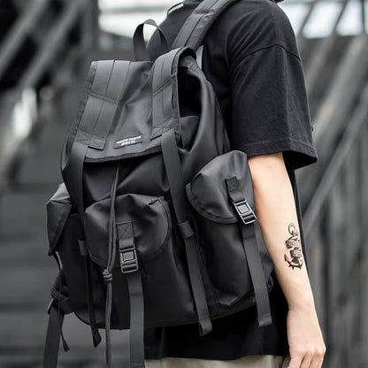 Rucksack Men'S Laptop Backpack Fashion Trend Large Capacity High School Student School Bag Travel Backpack - MCROONS.COM