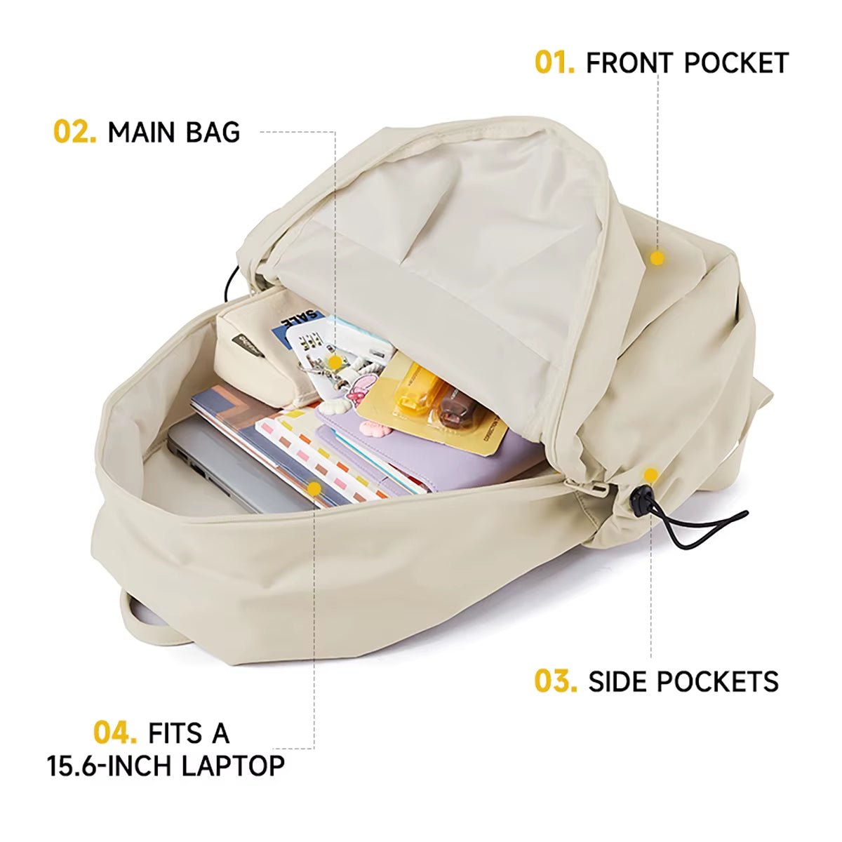 Schoolbag Female Japanese Design Versatile Sports Outdoor Travel Backpack - MCROONS.COM