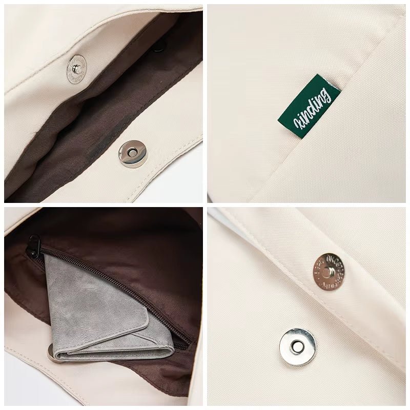 Shoulder Bag Casual Handbag Cycling Phone Crossbody Bags for Women Tote Bag Polyester for Women Large Capacity School Student - MCROONS.COM