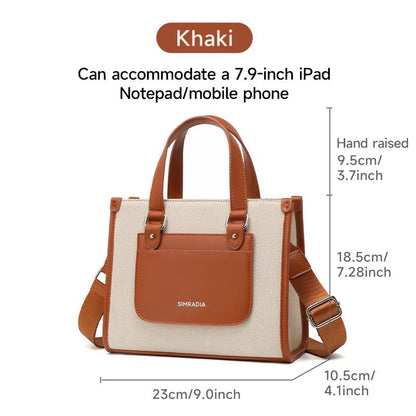 SIMRADIA Fashion Canvas Luxury Handbags Bags for Women Custom Logo Designer Bags Travel Women'S Handbags Outdoor Crossbody Bag - MCROONS.COM