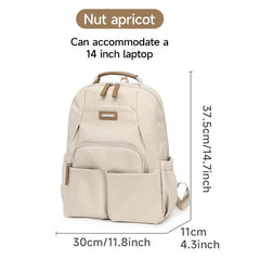 Simradia Lightweight Oxford Multifunctional Backpack for Women 14 Inch Laptop Schoolbag for Girl Lady Travel Backpack
