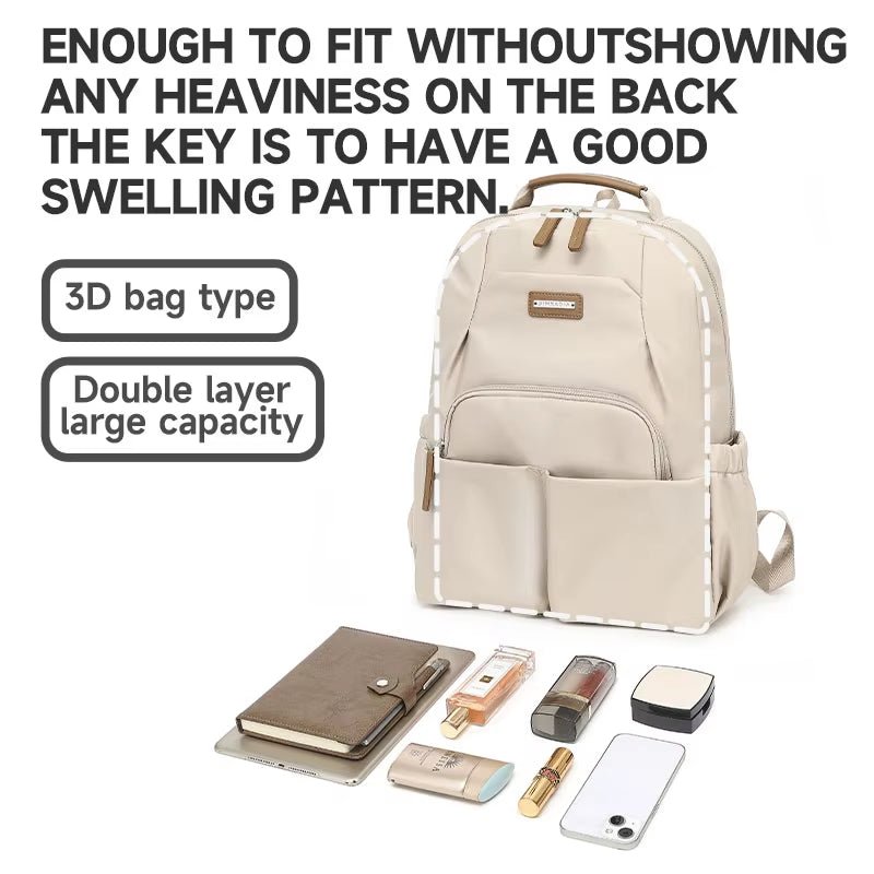 Simradia Lightweight Oxford Multifunctional Backpack for Women 14 Inch Laptop Schoolbag for Girl Lady Travel Backpack - MCROONS.COM