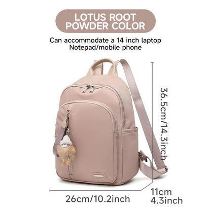 Simradia Oxford Waterproof Lady Backpack 14 Inch Laptop Backpacks for Women Simple Travel Bag School Backpack for Girls - MCROONS.COM