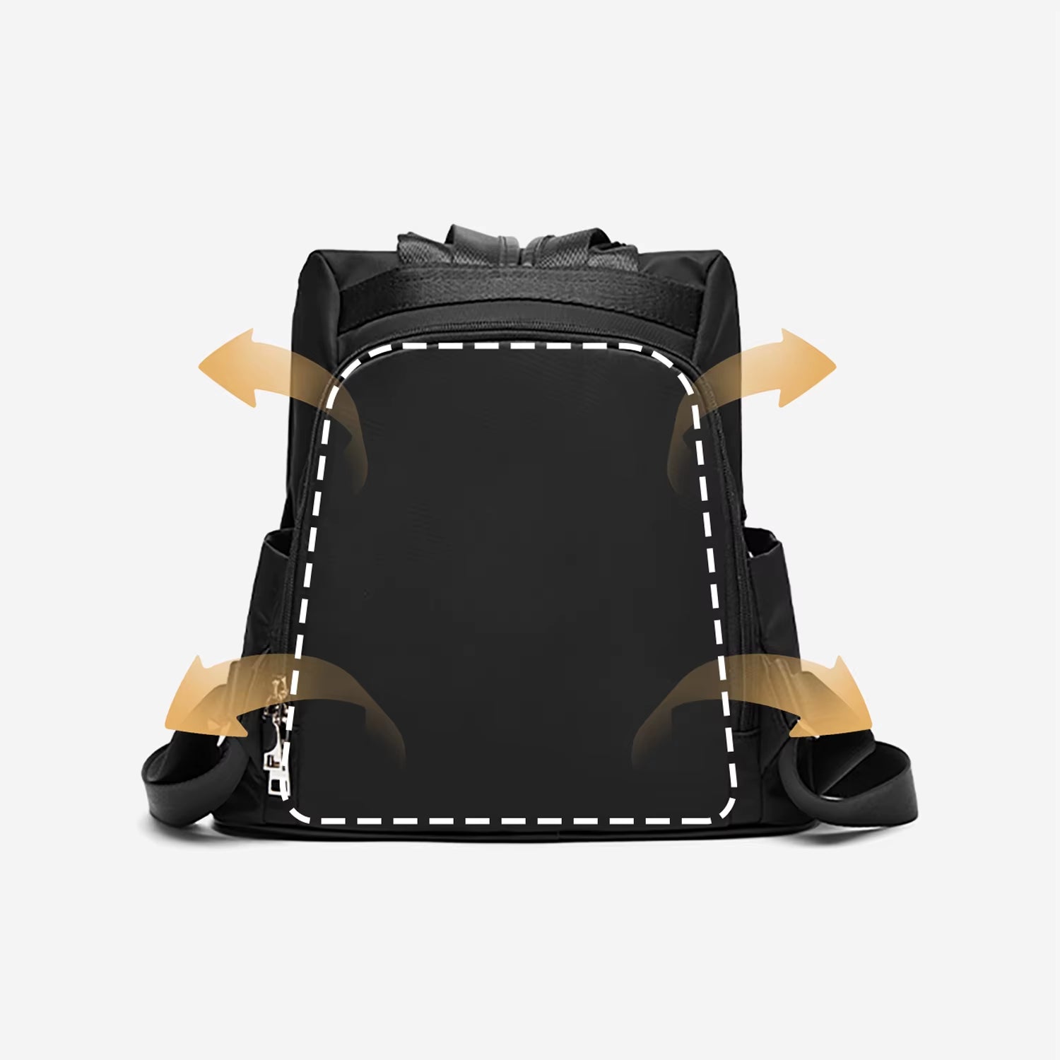 Simradia Small Black Women Causal Backpacks Oxford Waterproof Backpack for Women Outdoor School Bag Rucksack Ladies - MCROONS.COM