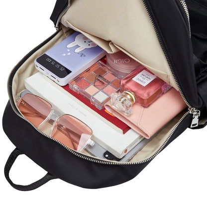 Simradia Stylish Casual Ladies Travel Backpack Black Mini Female Backpacks Waterpoof Custom Logo Large Capacity School Bags - MCROONS.COM