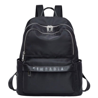 Simradia Stylish Casual Ladies Travel Backpack Black Mini Female Backpacks Waterpoof Custom Logo Large Capacity School Bags - MCROONS.COM
