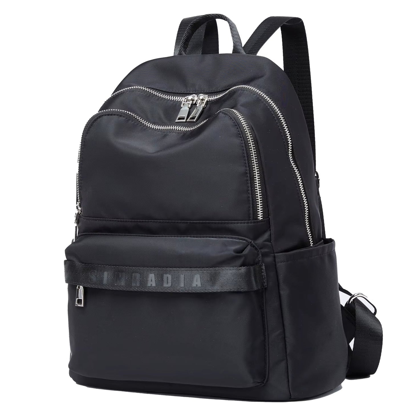 Simradia Stylish Casual Ladies Travel Backpack Black Mini Female Backpacks Waterpoof Custom Logo Large Capacity School Bags - MCROONS.COM