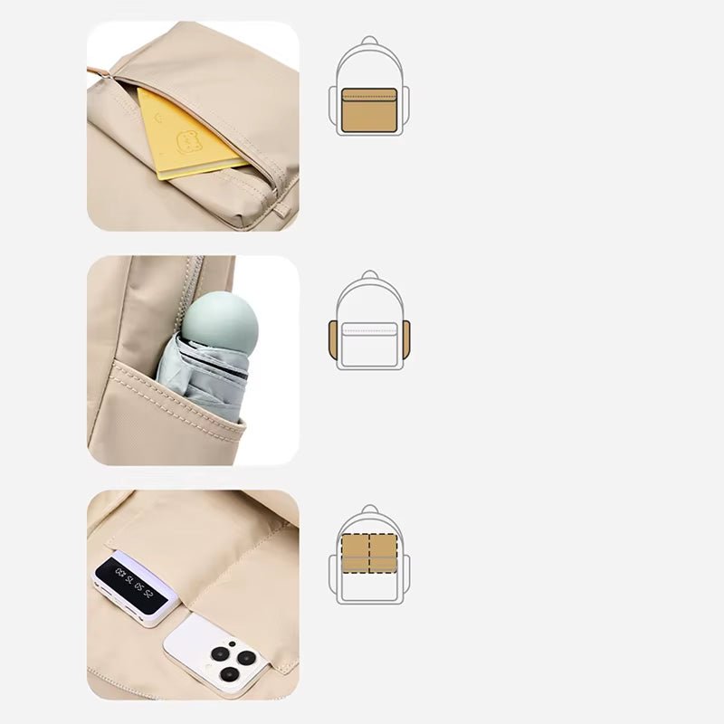 Simradia Women'S Backpack Oxford Waterproof Backpack for Girls Multifunctional Travel Laptop Backpack for Woman Lady Bags - MCROONS.COM