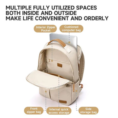 Simradia Women'S Simple Laptop Backpack Business Backpacks Oxford Weekend Knapsack for Lady School Outdoor Rucksack Travel Bags - MCROONS.COM