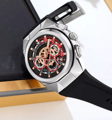 SKMEI Wholesale Luxury Silica Skeleton Analog Wrist Quartz Watch for Men Wristwatches Reloj Para Hombre