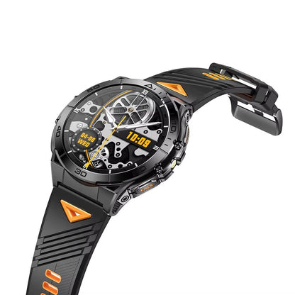 TKYUAN 2025 Military - Grade Durable Smartwatch with Amoled Screen 600Mah Battery Flashlight Fitness Tracker Sport Smart Watch - MCROONS.COM