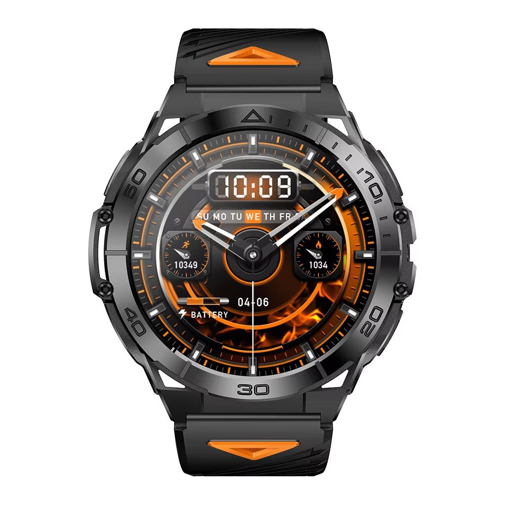 TKYUAN 2025 Military - Grade Durable Smartwatch with Amoled Screen 600Mah Battery Flashlight Fitness Tracker Sport Smart Watch - MCROONS.COM