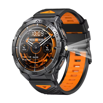 TKYUAN 2025 Military - Grade Durable Smartwatch with Amoled Screen 600Mah Battery Flashlight Fitness Tracker Sport Smart Watch - MCROONS.COM