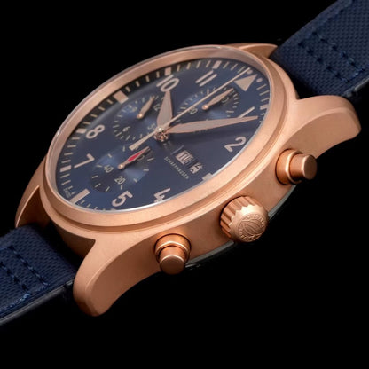 Top Luxury 43Mm Stainless Steel Mechanical Chronograph Watch Movement Saves Kinetic Energy for 72 Hours. - MCROONS.COM