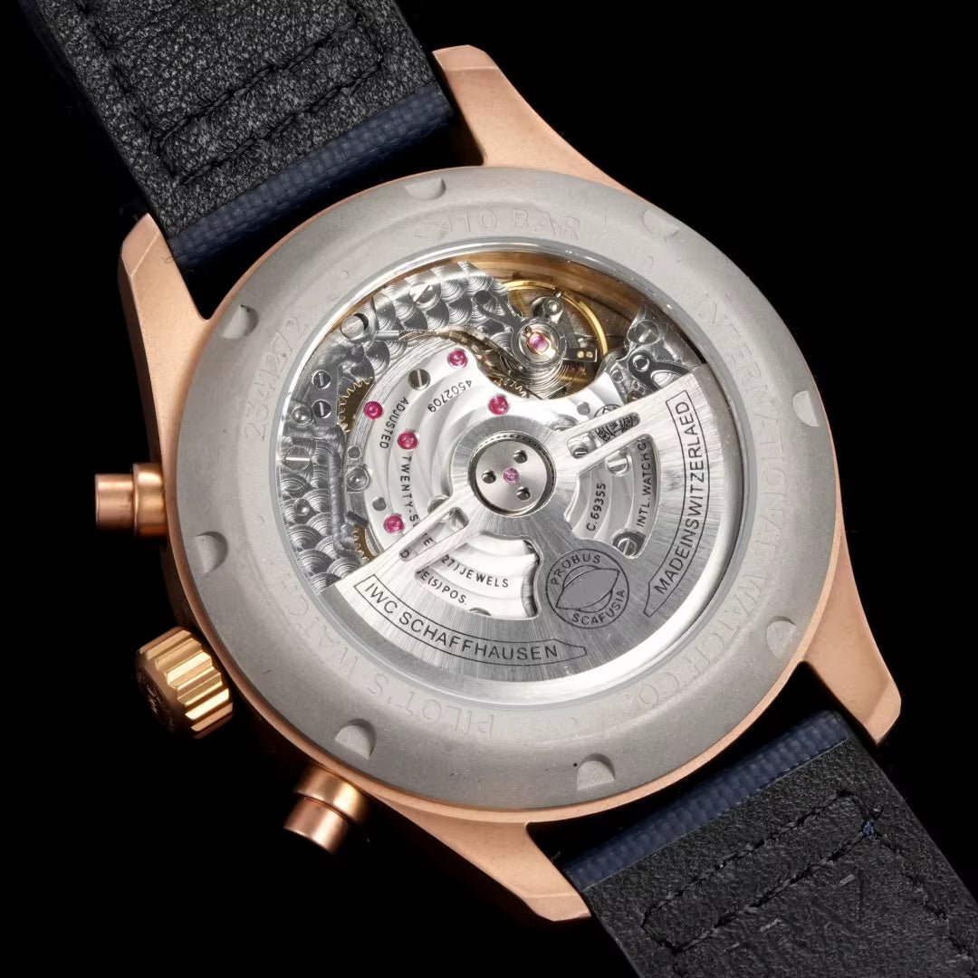 Top Luxury 43Mm Stainless Steel Mechanical Chronograph Watch Movement Saves Kinetic Energy for 72 Hours. - MCROONS.COM