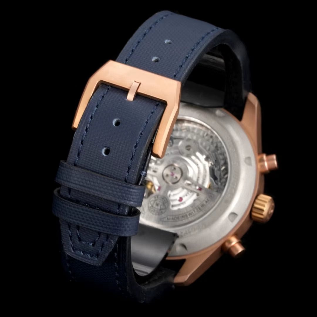 Top Luxury 43Mm Stainless Steel Mechanical Chronograph Watch Movement Saves Kinetic Energy for 72 Hours. - MCROONS.COM