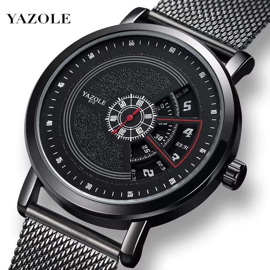 Top Ranking Leisure Spinning Rotate Windows Metal Steel Mens Quartz Watch Waterproof Custom Wristwatches Relojes Wholesale - MCROONS.COM
