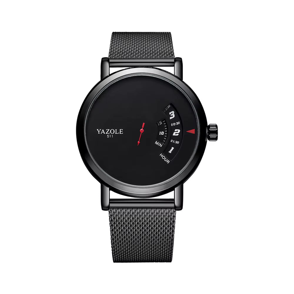 Top Ranking Leisure Spinning Rotate Windows Metal Steel Mens Quartz Watch Waterproof Custom Wristwatches Relojes Wholesale - MCROONS.COM