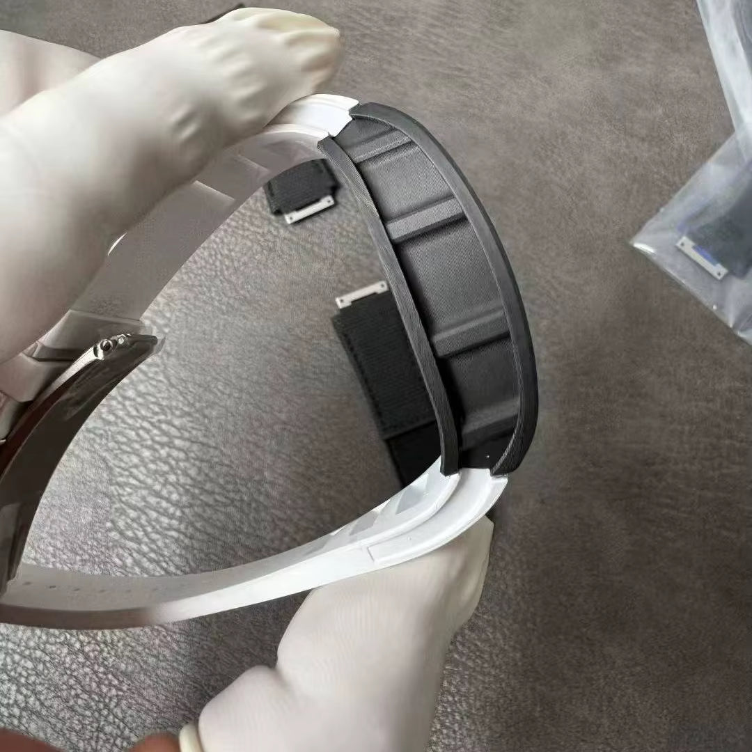 Tourbillon Watch Abu Dhabi NTPT Carbon Fiber Raw Material Case High Quality Men'S Watch Luxury Mechanical Watch - MCROONS.COM