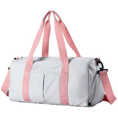 Travel Sports Gym Duffel Bag with Shoe Compartment Bag for Women