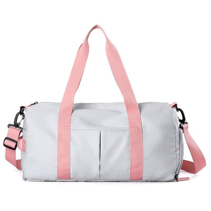 Travel Sports Gym Duffel Bag with Shoe Compartment Bag for Women - MCROONS.COM