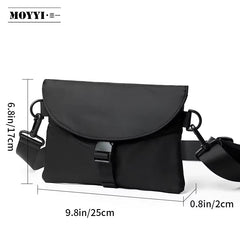 Trend Custom Logo Small Crossbody Bag Fashion Nylon Waist Bag for Men Waterproof Men'S Fanny Pack Sling Bags