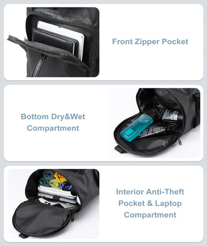 Unisex Fitness Gym Bag Mochilas Outdoor Travel Bag School Student Sports Backpack Bags - MCROONS.COM