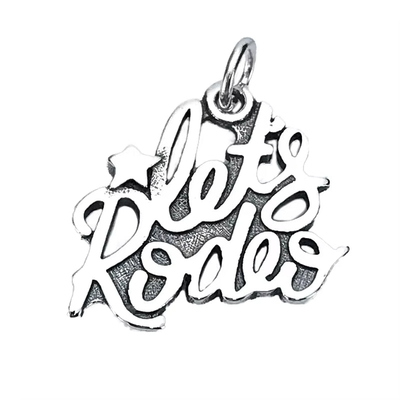 Vintage Retro Style Emotion Shape Let'S Rodeo Fine Jewelry Pendant & Charm - MCROONS.COM