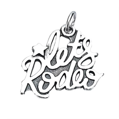 Vintage Retro Style Emotion Shape Let'S Rodeo Fine Jewelry Pendant & Charm - MCROONS.COM